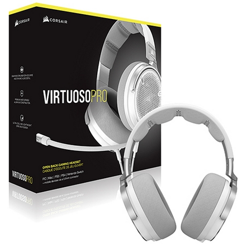CORSAIR VIRTUOSO PRO 오픈백 게이밍 헤드셋 (화이트)_이미지