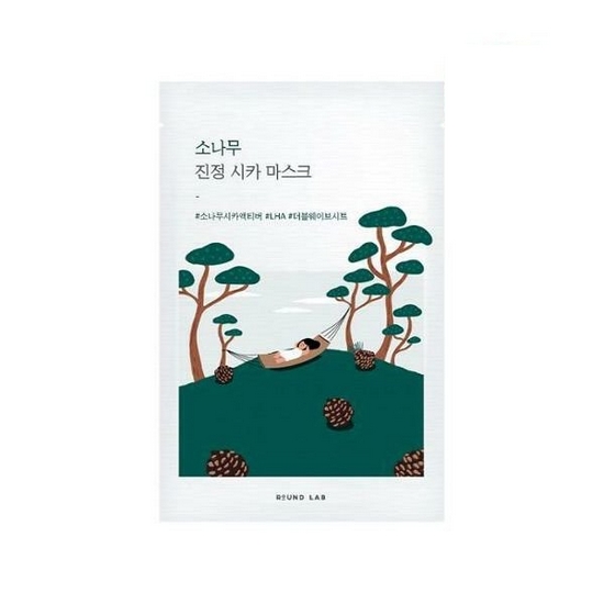 라운드랩 소나무 진정 시카 마스크 (20매)_이미지