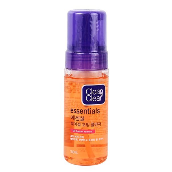 존슨앤존슨 클린&클리어 에센셜 페이셜 포밍 클렌저 150ml (1개)