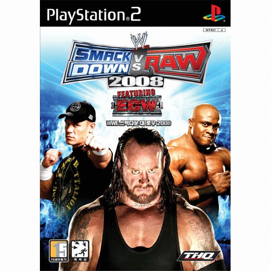 THQ WWE 스맥다운 vs 로우 2008 PS2 (일반판)