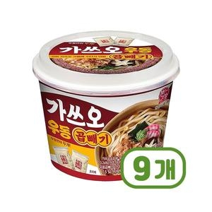 한일식품 본고장 가쓰오우동 곱빼기 329.6g (9개)_이미지