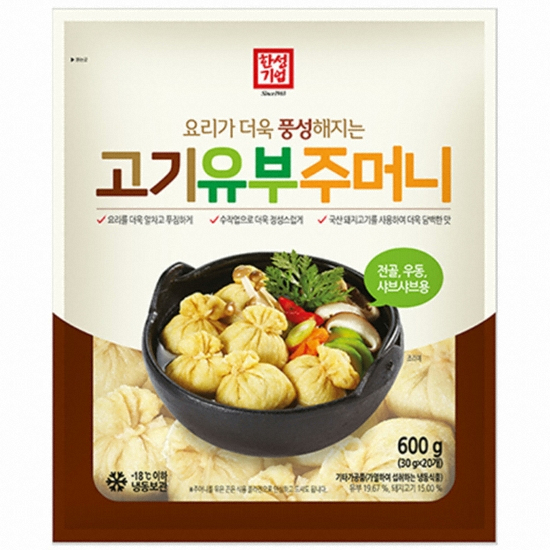 한성기업 고기 유부주머니 600g (2개)_이미지