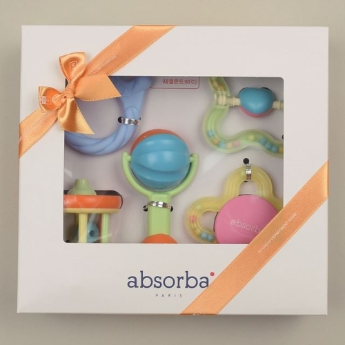  압소바 옥수수 사출 딸랑이세트 (AOB-36701)
