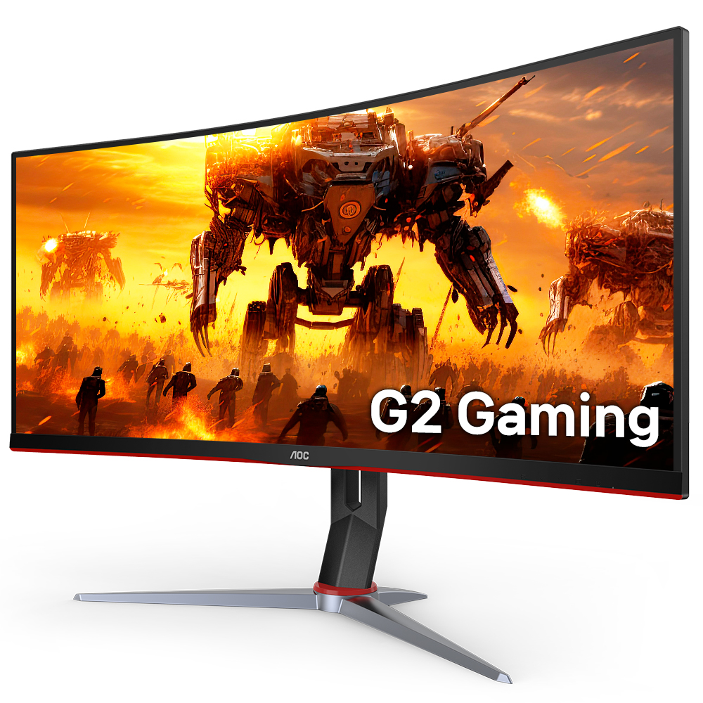 알파스캔 AOC CU34G2XP 게이밍 180 울트라와이드 WQHD 프리싱크 HDR 400 무결점_이미지