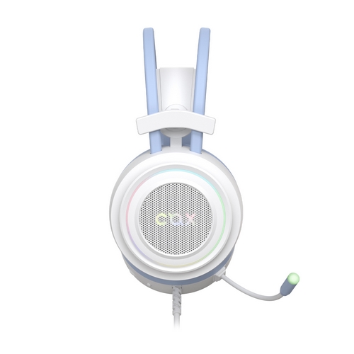 COX CX-4 MEGA-CUP 가상 7.1 채널 RGB 게이밍 헤드셋 (블루)_이미지