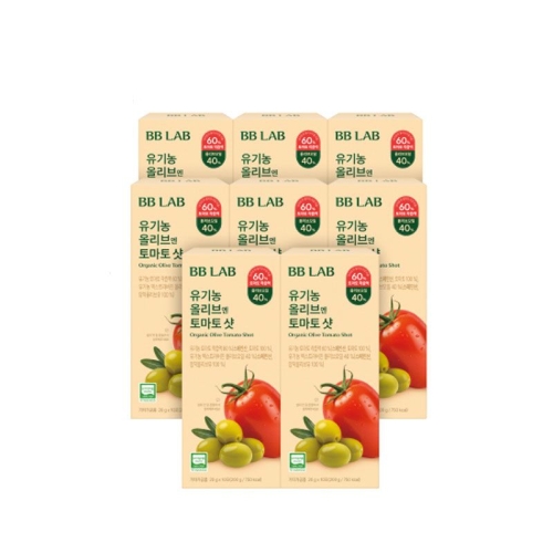 바이오로제트 뉴트리원 비비랩 유기농 올리브 엔 토마토 샷 200g(20gx10포) (8개)_이미지