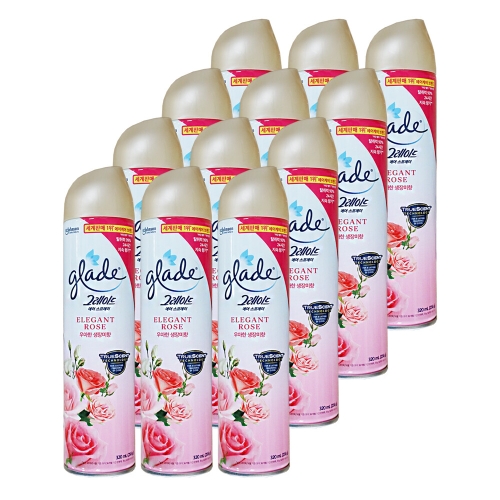 그레이드 미스트 에어스프레이 우아한 장미 320ml (12개)_이미지
