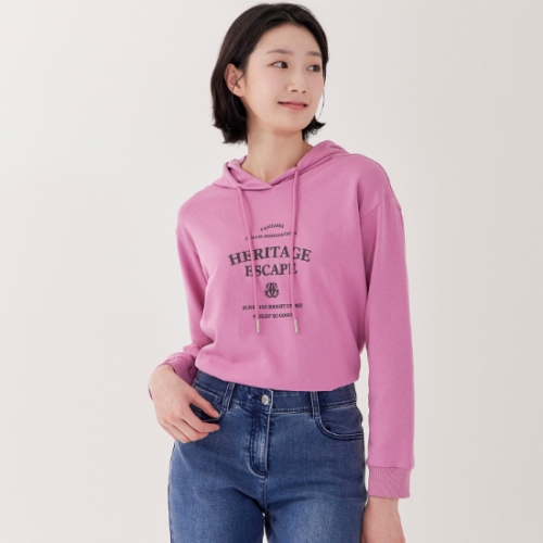 지센 헤리티지 후드긴팔 티셔츠 LCTSP227_PK_이미지