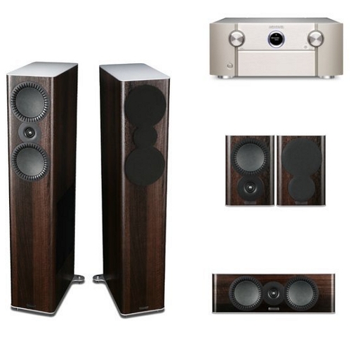 마란츠 SR8015 + 미션 QX-5 5채널 (QX-1)_이미지