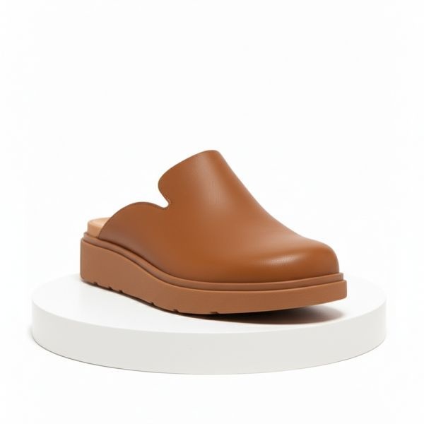 핏플랍 젠-FF 소가죽 여성 뮬 클로그 굽높이 4.9cm FFSO3F013 699184_이미지