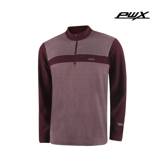 프로월드컵 아웃도어 블럭배색 기모 집업티셔츠 Q320-3152-1RD_이미지