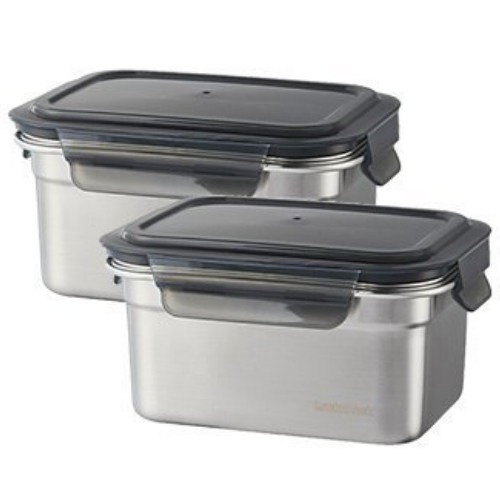 락앤락 스텐하드 밀폐용기 1L x 3개 스테인레스 반찬통_이미지