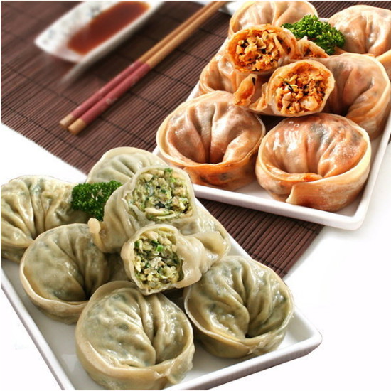 나래식품 나래 산동 고기 왕만두 1.4kg + 김치 왕만두 1.4kg (1개)