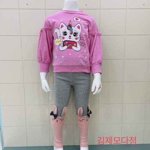 리틀밥독 롤양이라운드티B213MTS04_이미지