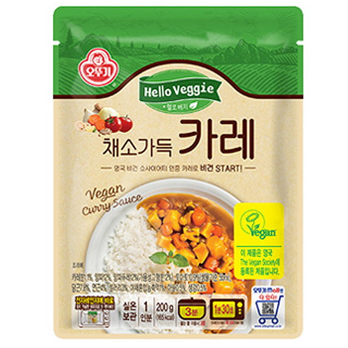 오뚜기 헬로베지 채소가득 카레 200g (3개)_이미지
