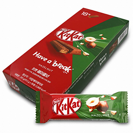 네슬레 킷캣 헤이즐넛 19.5g (18개)_이미지