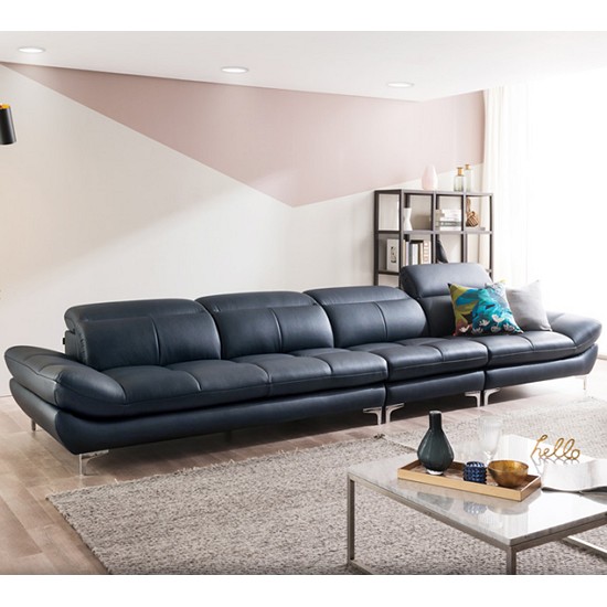 자코모 베러미 기능성 슈렁큰 천연가죽 소파 6인용 (스툴별도)_이미지