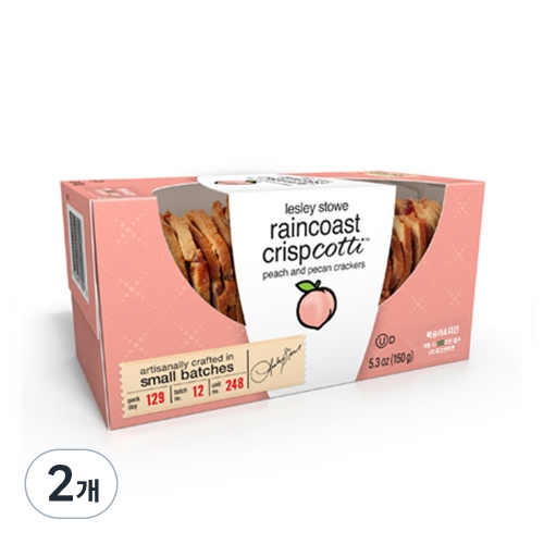 레슬리 스토우 레인코스트 크리스프 복숭아 앤 피칸150g (2개)