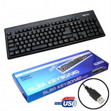 에이데이타코리아 DDZONE 슬림키보드USB 블랙 DK-102U_이미지
