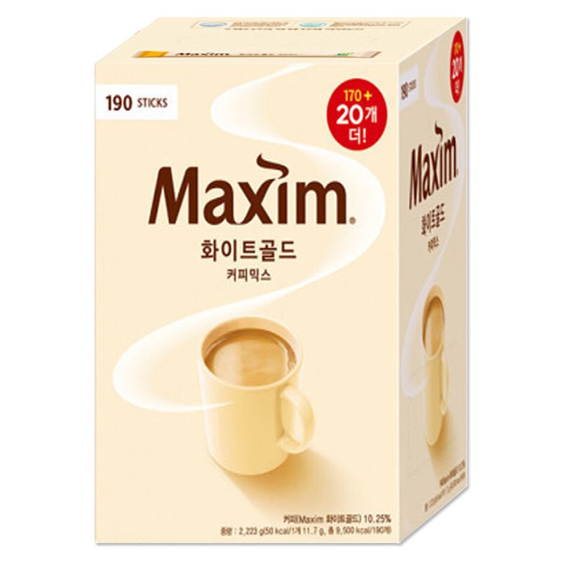 동서식품 맥심 화이트골드 믹스 스틱 190개입 (4개)_이미지
