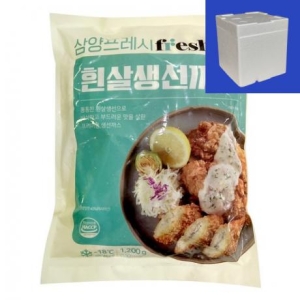 삼양식품 흰살생선까스 냉동 1200g 1개