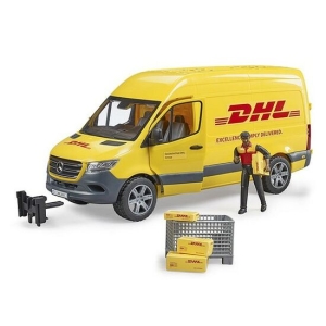 브루더 벤츠 DHL택배 차량과 피규어 (BR02671)