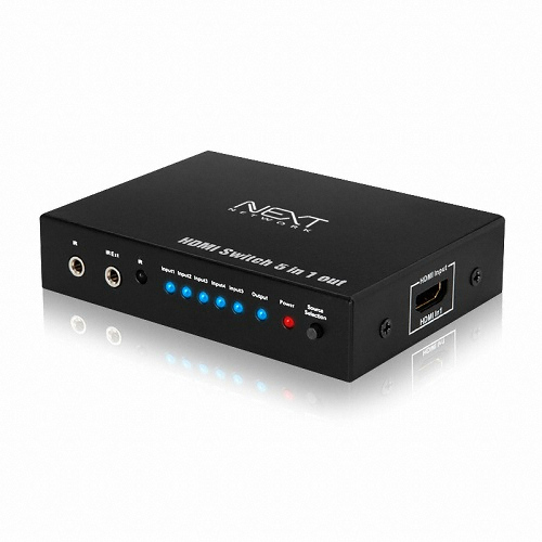 �������������ͽ� �ؽ�Ʈ 5:1 HDMI 2.0 ����ġ (NEXT-405SW4K60)