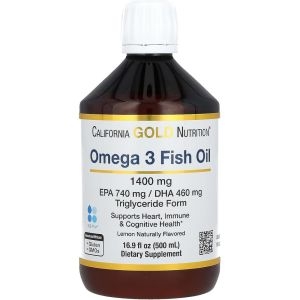  캘리포니아골드뉴트리션 노르웨이산 오메가3 피쉬 오일 1400mg 500ml [1개]