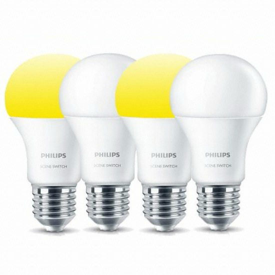 필립스 LED 듀얼 벌브전구 9W (4개)