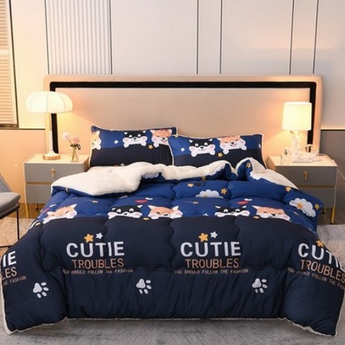 유판 왕꼬 양털 캐시미어 겨울 이불