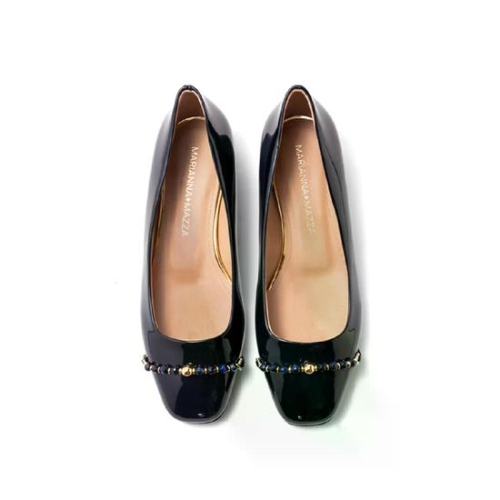 콘티 Marianna Mazza Fiorentina ballerina vernice blu C2AP45015