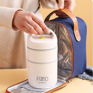 [불명] jknkorea 미니 스텐 보온도시락 2종 세트