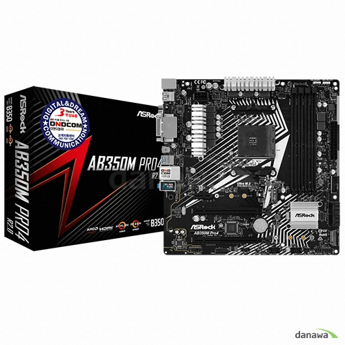 ASRock AB350M PRO4 R2.0 디앤디컴_이미지
