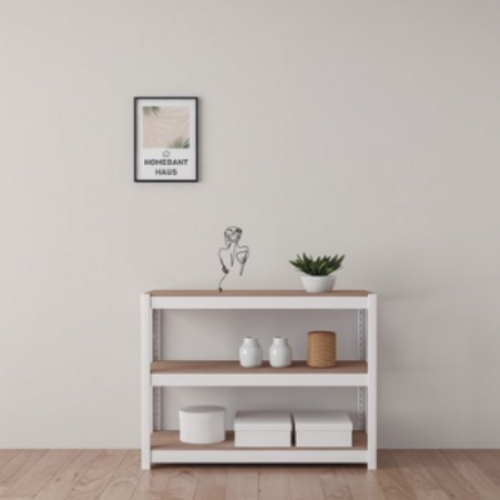 영진산업 홈던트하우스 3단 앵글선반 1000x400 (75cm(높이))