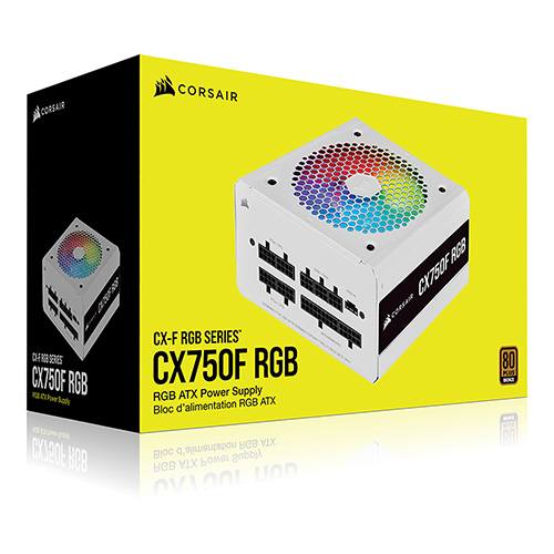 CORSAIR iCUE CX750F RGB 화이트_이미지