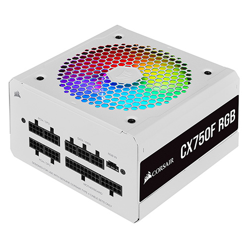 CORSAIR iCUE CX750F RGB 화이트_이미지