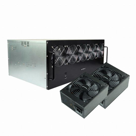 마이크로닉스 BTC-6132P 마이닝 케이스 (1250W 80+ Gold 파워포함)_이미지