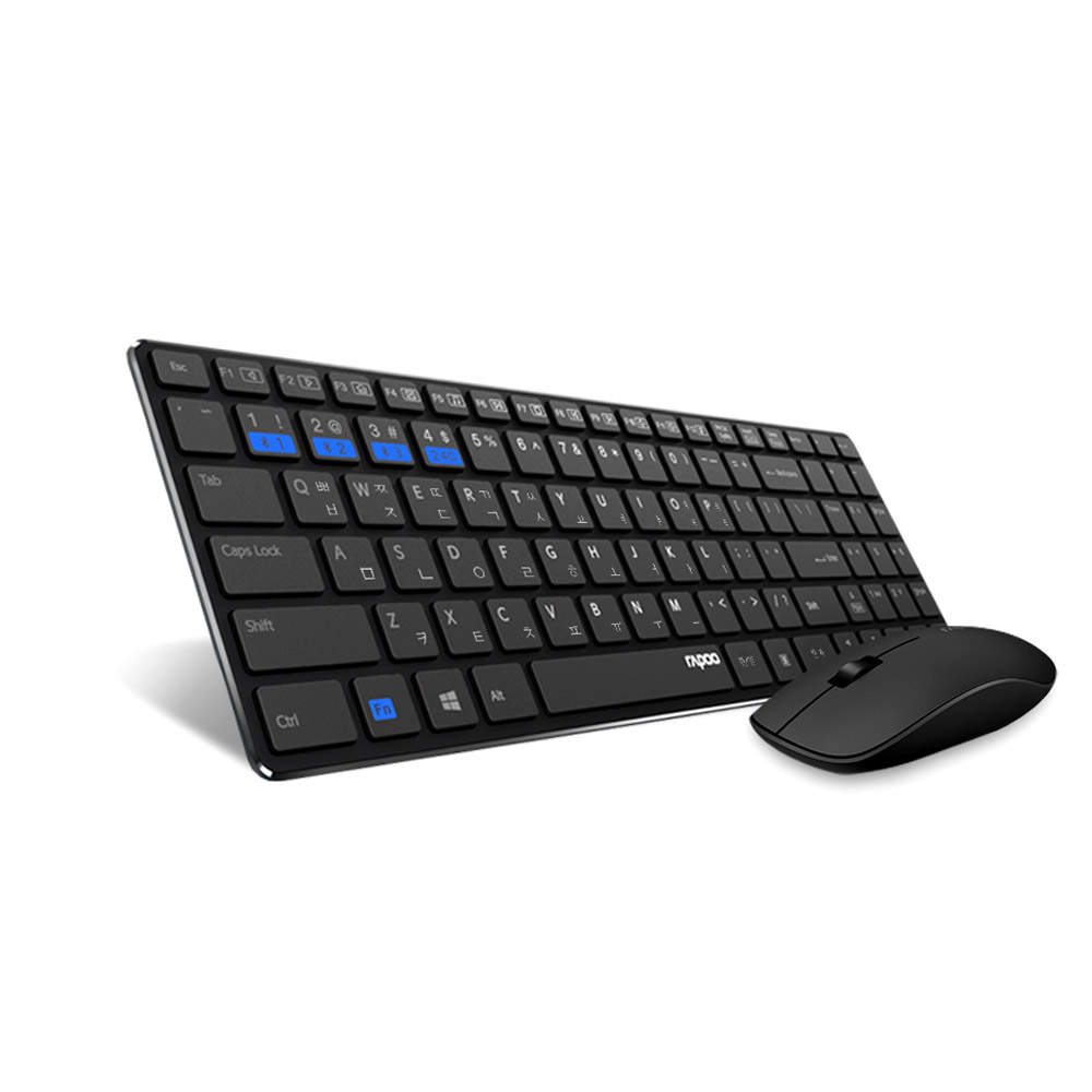 RAPOO 9300M 무선 키보드 마우스 세트_이미지