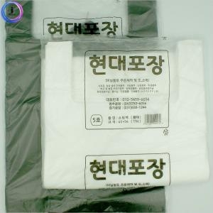 현대  손잡이비닐봉투5호15리터70매 봉지 비닐봉지