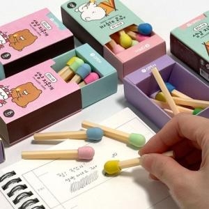 일정문구 순덕이크루 성냥 지우개 8pcs (10개)_이미지