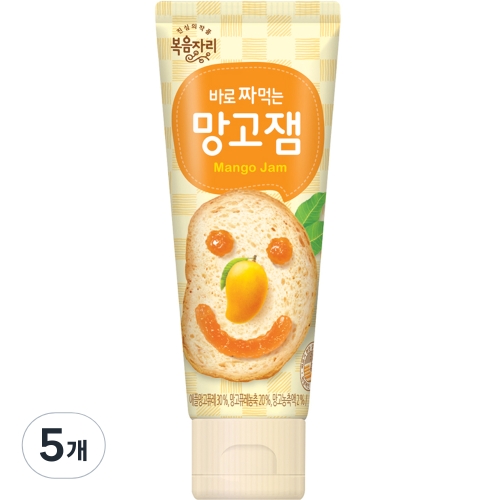 복음자리 바로 짜먹는 망고잼 100g (5개)_이미지