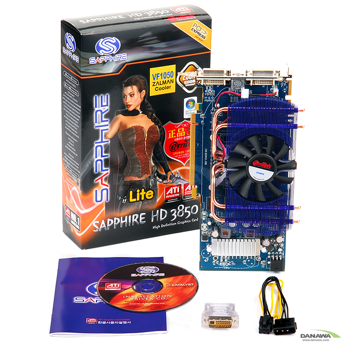 SAPPHIRE 라데온 HD 3850 Lite 256MB VF1050 이엠텍_이미지