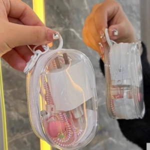 라일리 Rly PVC 투명 파우치 키링 가방 19303382_이미지