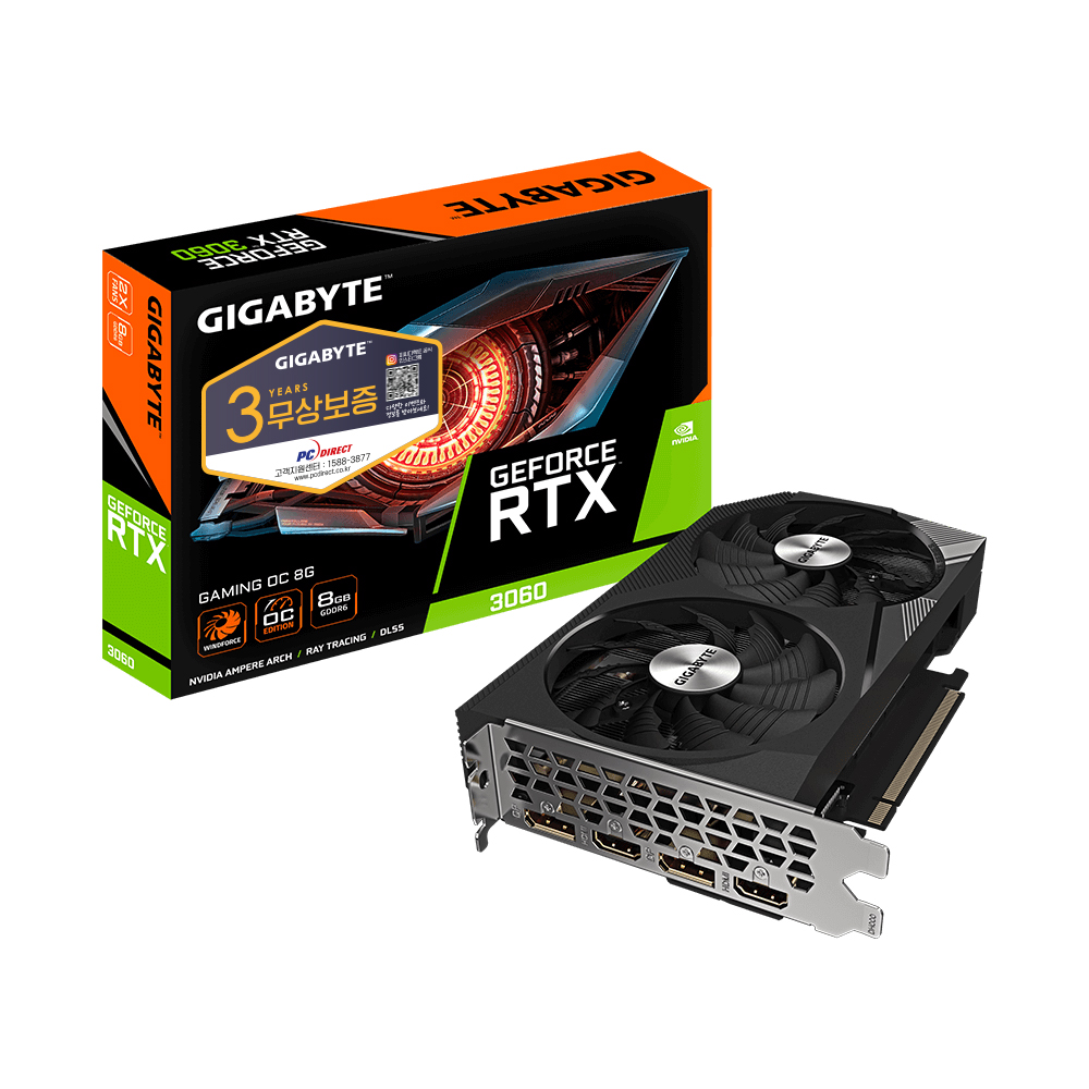 지포스 RTX 3060 GAMING OC V2 D6 8GB 피씨디렉트