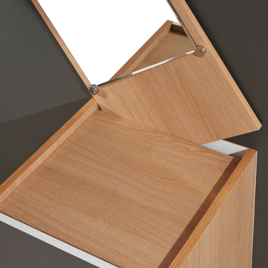 로쏘 드엔 틈새 스탠딩 서랍 거울 화장대 400_이미지