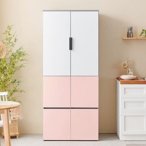 노하우 비스트리 광폭 컴팩트 6도어 주방수납장 800