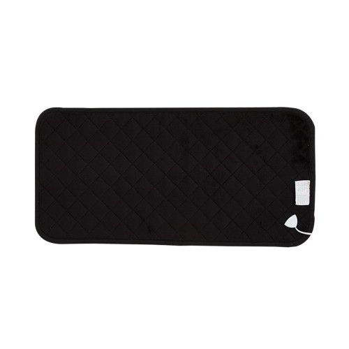 극세사 일체형 블랙 전기방석