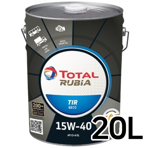 토탈 루비아 TIR 6800 15W40 20L_이미지