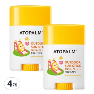네오팜 아토팜 야외놀이 선스틱 SPF50+ 21g (4개)