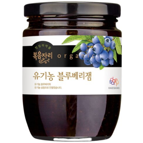 복음자리 유기농 블루베리잼 340g (2개)